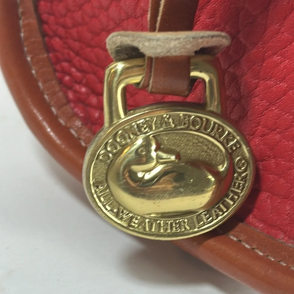 Vintage Dooney and Bourke Pebbled Leather Handbag